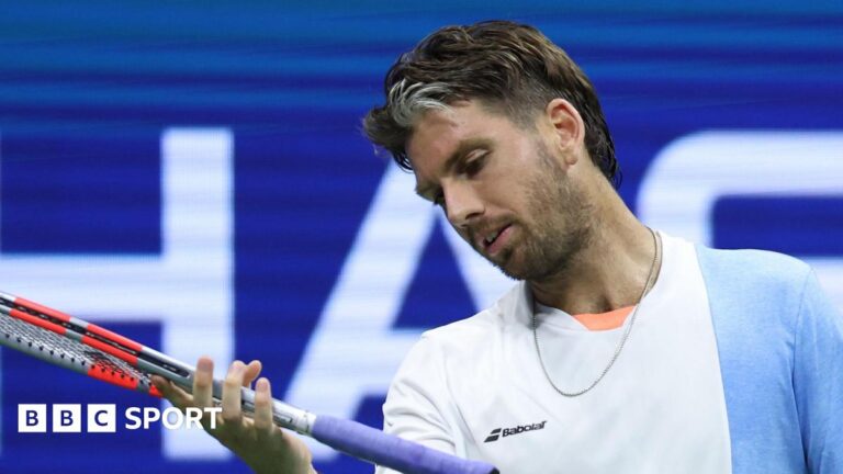 Read more about the article US Open 2025: Cameron Norrie loses again to Novak Djokovic as Serb great reaches last 16