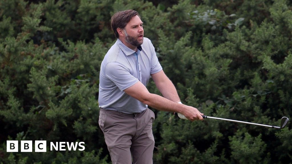 US Vice-President JD Vance plays at Trump golf course on first day of Scottish holiday - Stream24 News You are currently viewing US Vice-President JD Vance plays at Trump golf course on first day of Scottish holiday